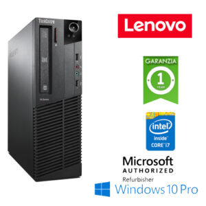 (REFURBISHED) PC Lenovo Thinkcentre M93p SFF Core i7-4770 3.4GHz 8Gb Ram 500Gb DVD Windows 10 Professional