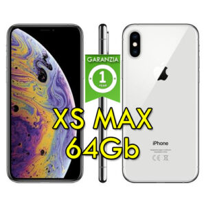 (REFURBISHED) Apple iPhone XS MAX 64Gb Silver A12 MT512QL/A 6.5" Argento Originale