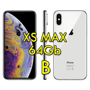 (REFURBISHED) Apple iPhone XS MAX 64Gb Silver A12 MT512QL/A 6.5" Argento [Grade B]