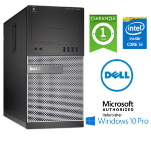 (REFURBISHED) PC Dell Optiplex 7020 MT Core i3-4150 3.5GHz 8GB 500Gb DVD-RW Windows 10 Professional