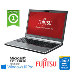 (REFURBISHED) Notebook Fujitsu Lifebook E734 Core i7-4712MQ 2.3GHz 8Gb Ram 256Gb SSD 13.3" DVD-RW Windows 10 Professional