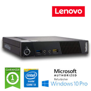(REFURBISHED) PC Lenovo ThinkCentre M83 Tiny Core i3-4160T 3.1GHz 8Gb 128Gb SSD Windows 10 Professional