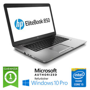 (REFURBISHED) Notebook HP EliteBook 850 G2 Core i5-5200U 8Gb 128Gb SSD 15.6" AG LED  Windows 10 Professional