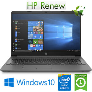 (REFURBISHED) Notebook HP 15-dw1087nl Core i5-10210U 1.6GHz 8Gb 512Gb SSD 15.6" FHD LED NVIDIA GeForce MX130 2GB Win.10 HOME