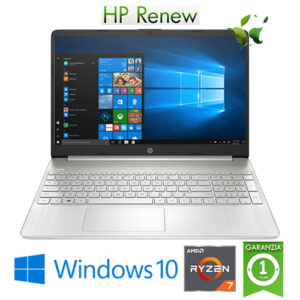 (REFURBISHED) Notebook HP 15s-eq0046nl RYZEN7-3700U 2.3GHz 16Gb 512Gb SSD 15.6" FHD LED Windows 10 HOME