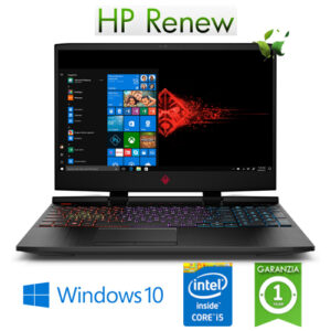 (REFURBISHED) Notebook HP Omen 15-dc1047nl i5-9300H 8Gb 512Gb 15.6" NVIDIA GeForce GTX 1650 4GB Gaming Windows 10 HOME