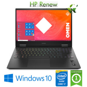 (REFURBISHED) Notebook HP Omen 15-ek0001nl Core i7-10750H 16Gb 1Tb SSD 15.6" FHD NVIDIA GeForce RTX 2060 6GB Windows 10 HOME