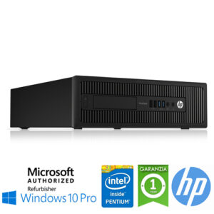(REFURBISHED) PC HP ProDesk 600 G2 SFF Intel Pentium G4400 3.3GHz 8Gb 256Gb SSD DVD Windows 10 Professional