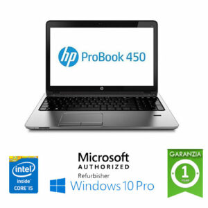 (REFURBISHED) Notebook HP ProBook 450 G3 Core i5-6200U 2.3GHz 8Gb 500Gb 15.6" HD DVD-RW Windows 10 Professional