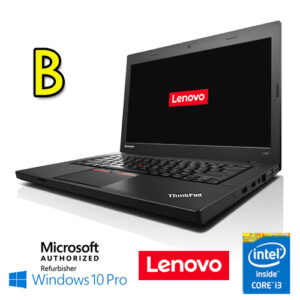 (REFURBISHED) Notebook Lenovo ThinkPad L450 Core i3-5005U 2.0GHz 8Gb 256GB SSD 14" Windows 10 Professional [Grade B]