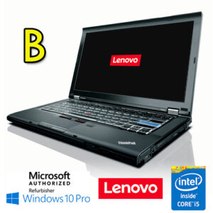 (REFURBISHED) Notebook Lenovo Thinkpad T410 Core i5-560M 2.6GHz 8Gb 256Gb SSD 14" DVD-RW Windows 10 Professional [Grade B]