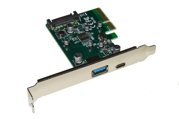 SCHEDA PCI-EXPRESS 1 PORTA USB 3.0 + 1 PORTA USB-C