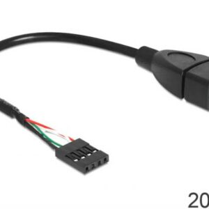 CAVO USB 2.0 CONNETTORE FEMMINA - 5 PIN PER PIASTRA MADRE CM. 20
