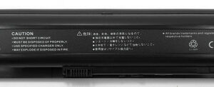 Batteria compatibile. 12 celle - 14.4 / 14.8 V - 6600 mAh - 96 Wh - colore NERO - peso 640 grammi circa - dimensioni MAGGIORATE.