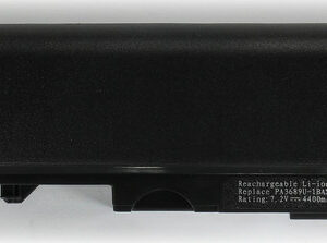 Batteria compatibile. 4 celle - 7.2 / 7.4 V - 4400 mAh - 31 Wh - colore NERO - peso 210 grammi circa - dimensioni MAGGIORATE.