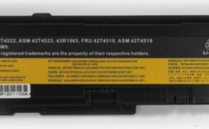 Batteria compatibile. 6 celle - 10.8 / 11.1 V - 3600 mAh - 40 Wh - colore NERO - peso 320 grammi circa - dimensioni MAGGIORATE.